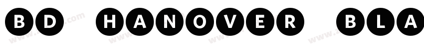 BD Hanover Black Bol字体转换